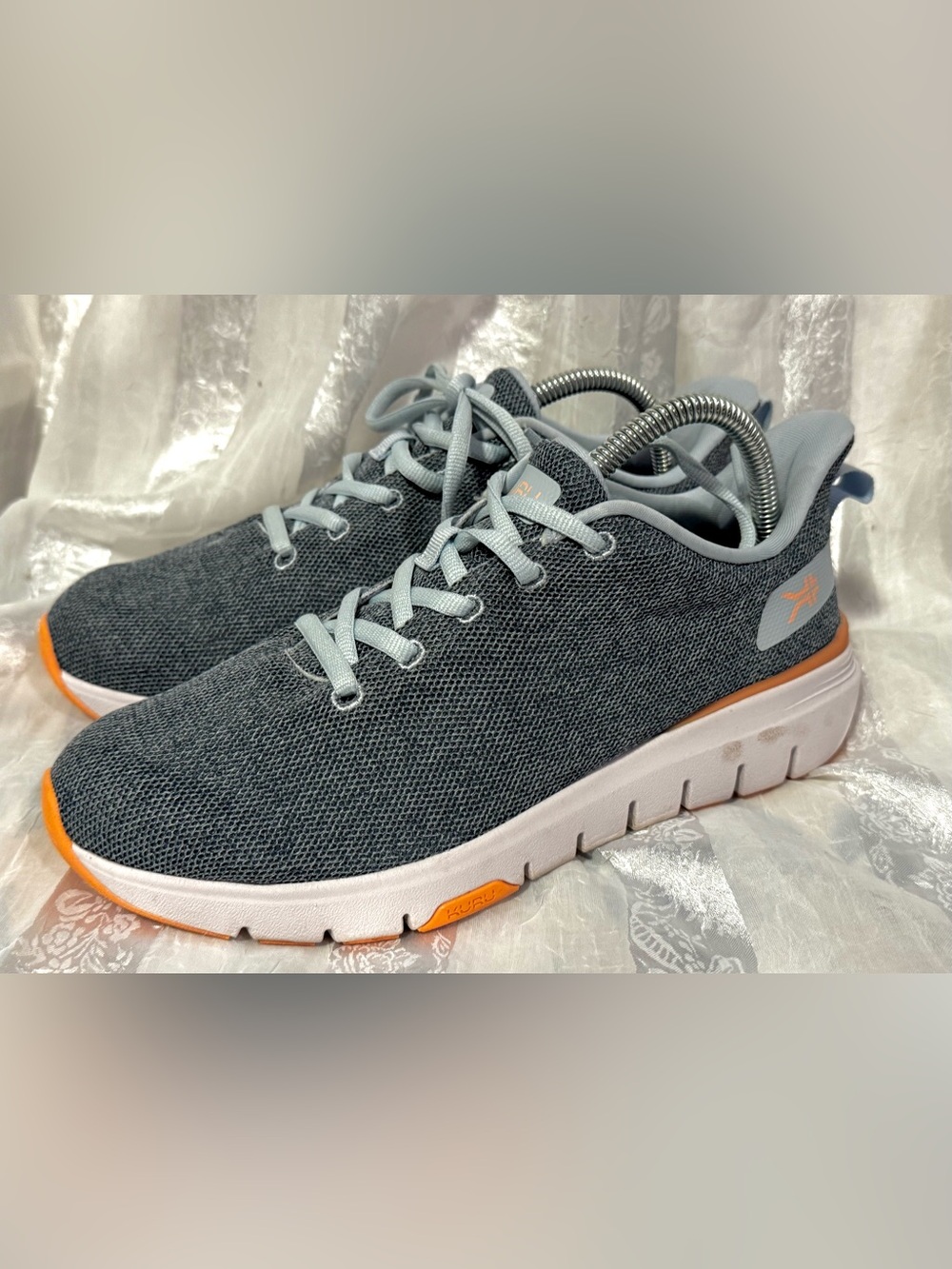 Kuru Flex Via Shoes Women's 9.5 M Mist Blue Apricot Running Walking Sneakers